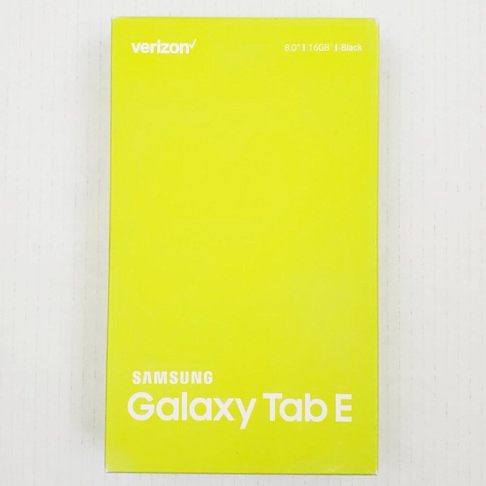 SAMSUNG Galaxy Tab E SM-T377V Tablet 16gb Verizon - Box Booklets Packaging Only!